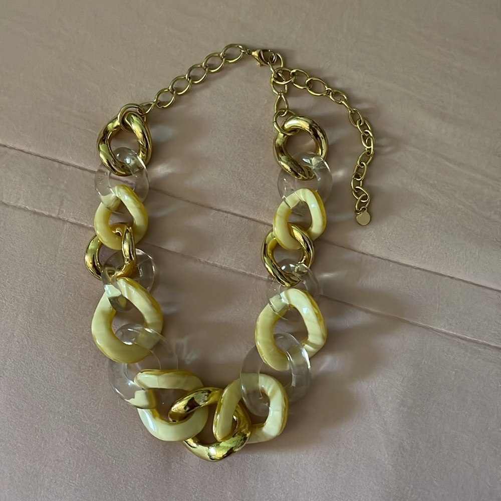 Three Gold Statement Necklaces - image 6